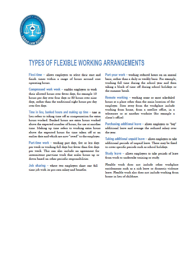 Types of Flexible Working